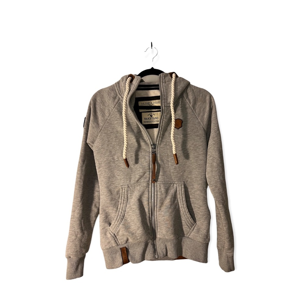 The Poet’s Choice Naketano gray zip up hoodie
